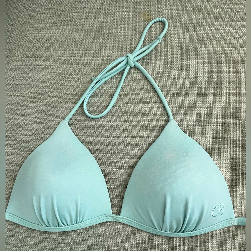 teal bikini top